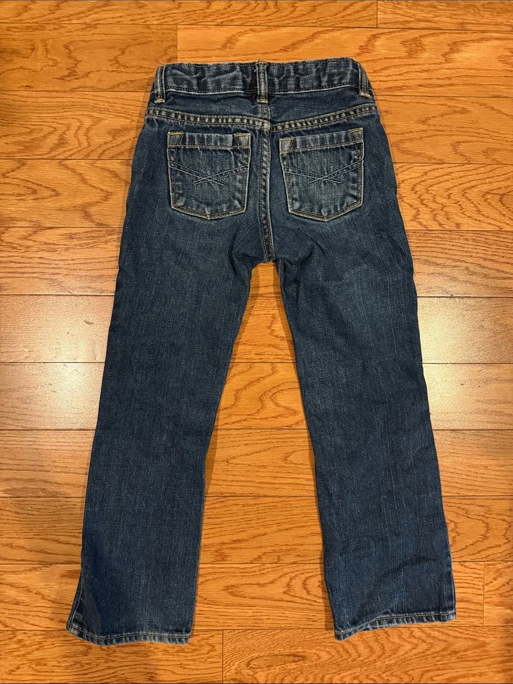 GAP Girls Dark Blue Straight-Leg Jeans